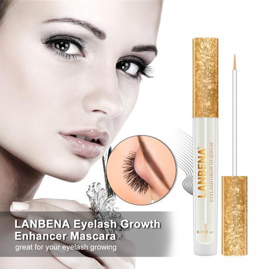 LANBENA Blue Eyes Eyelash Growth Liquid Waterproof Curling Long Thick Nourish Eyelash Eyebrows