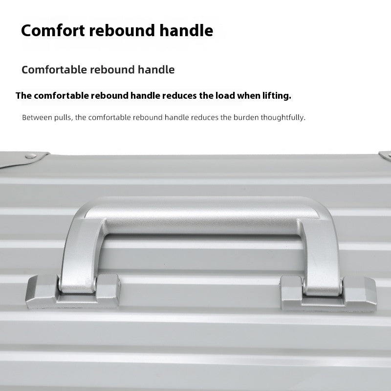 Suitcase Full Aluminum Alloy Password Lock Suitcase