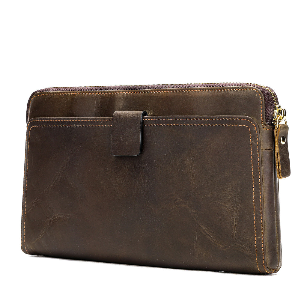 Top Layer Cattlehide Leather Fashion Personalized Business Men