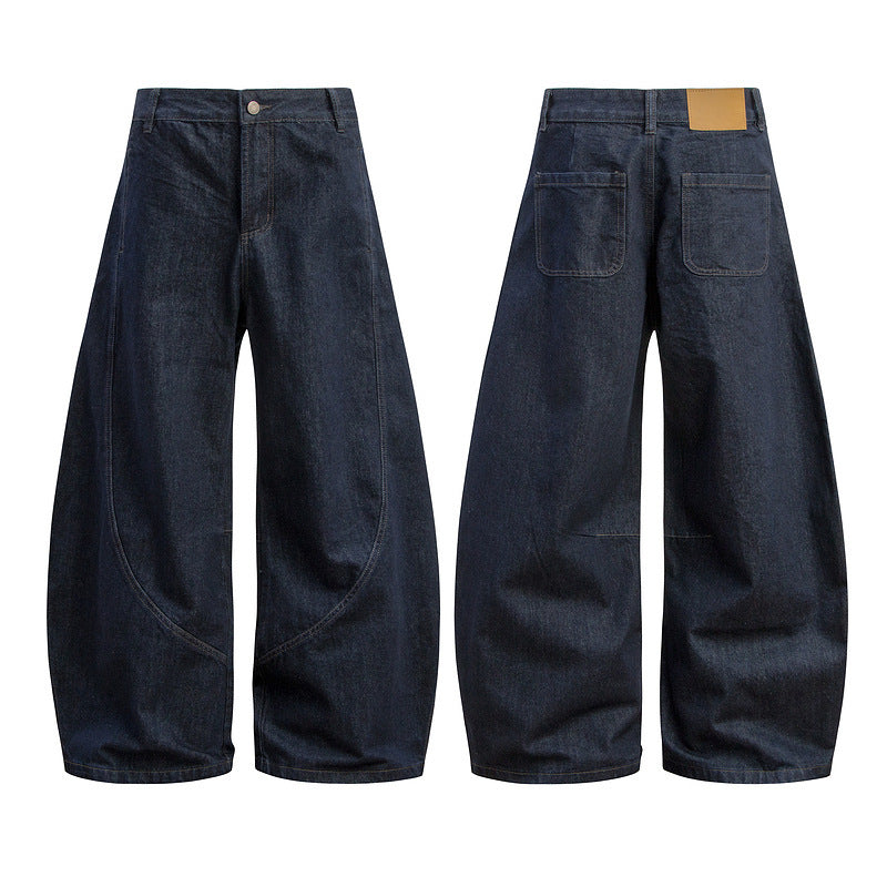 Personality American Sickle Banana Jeans Men