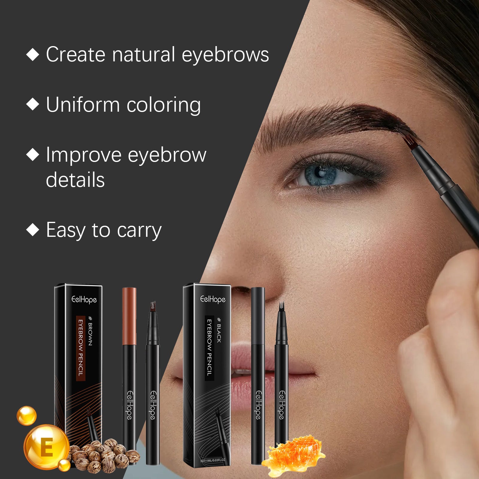 Wild Decoration Exquisite Easy To Use Not Smudge Shaping Eyebrow Pencil