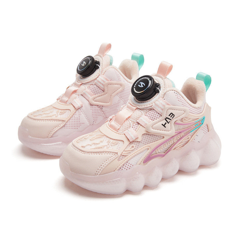 Boys' Sneakers Girls' Daddy Shoes Knob Button
