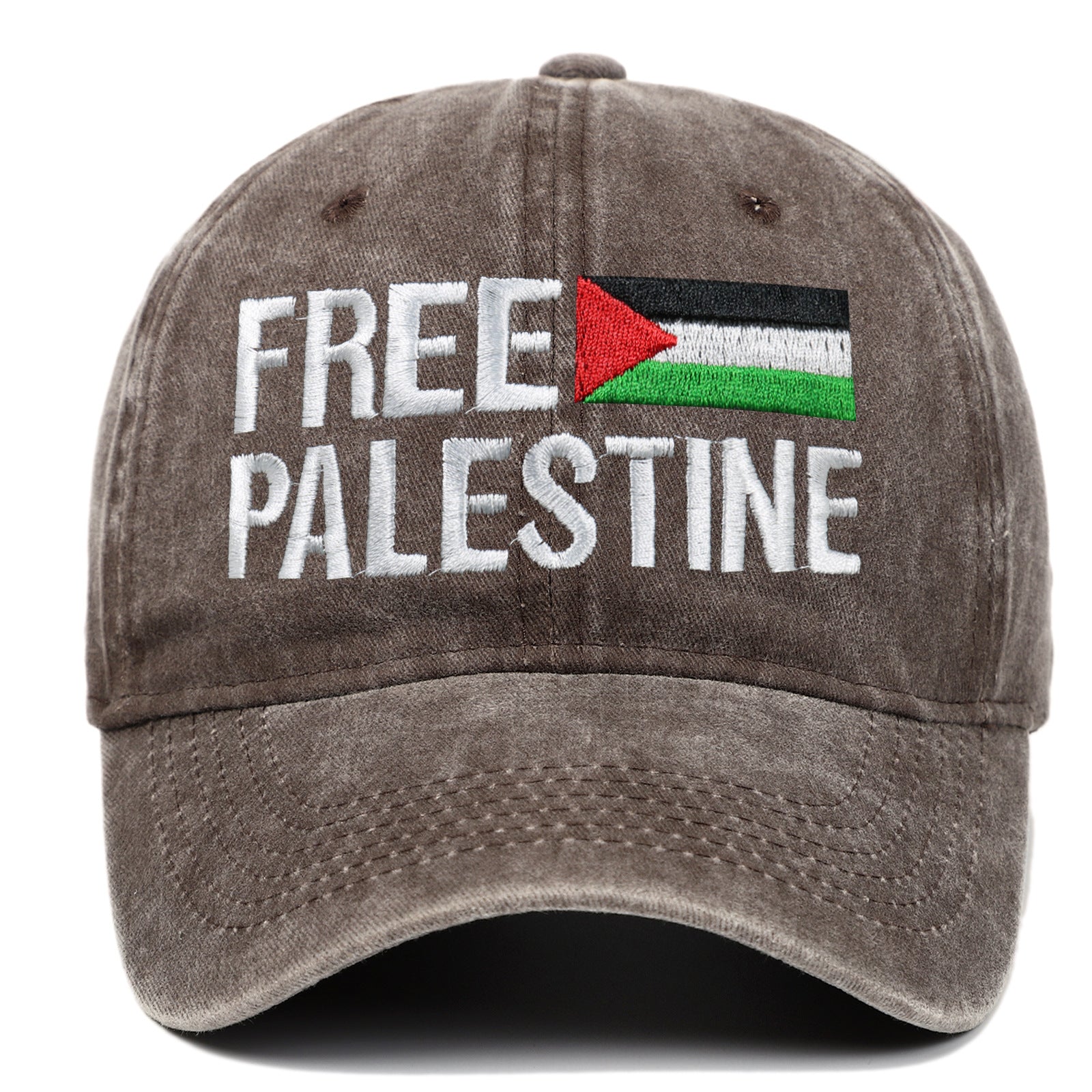 Baseball cap embroidered Palestinian retro dad hat