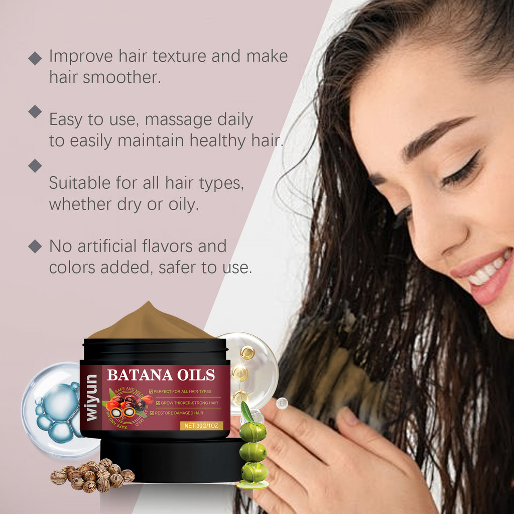 Wiyun Batana Hair Care Oil Daily Repair Of Dry And Irritable Hair Hair Care Moisturizing Hair Mask