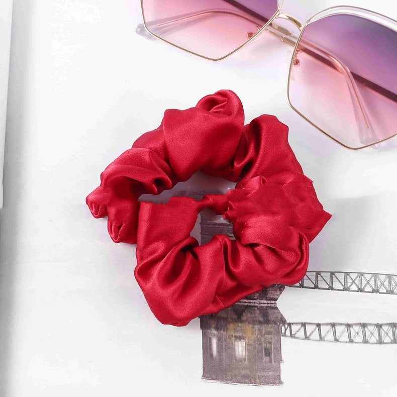 30 M 6cm Silk Hair Ring Satin Hair Band Headband