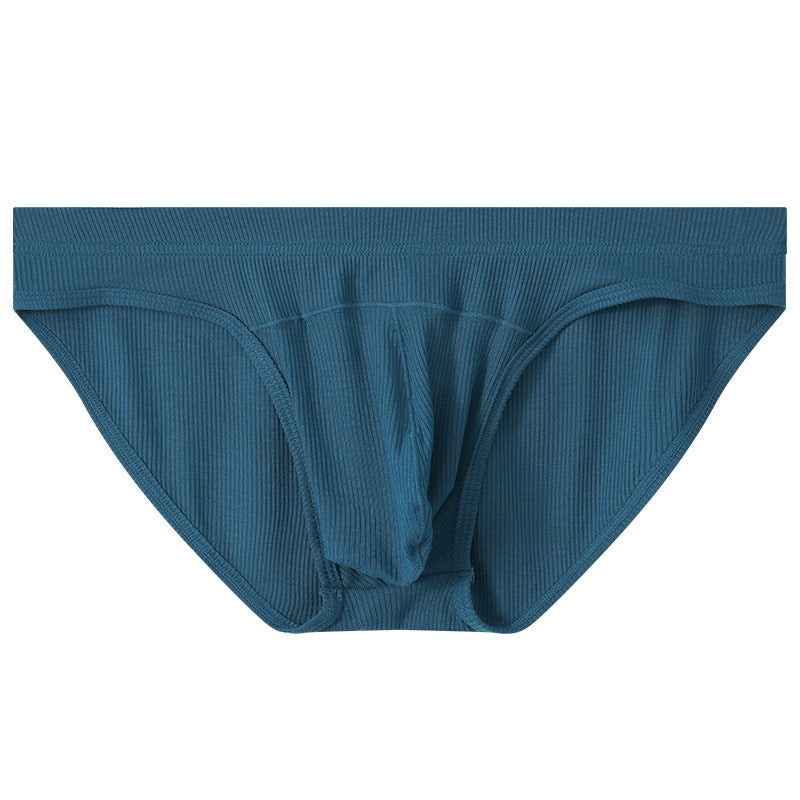 Men's Convex Low Waist Briefs Breathable Sexy Loose Pants