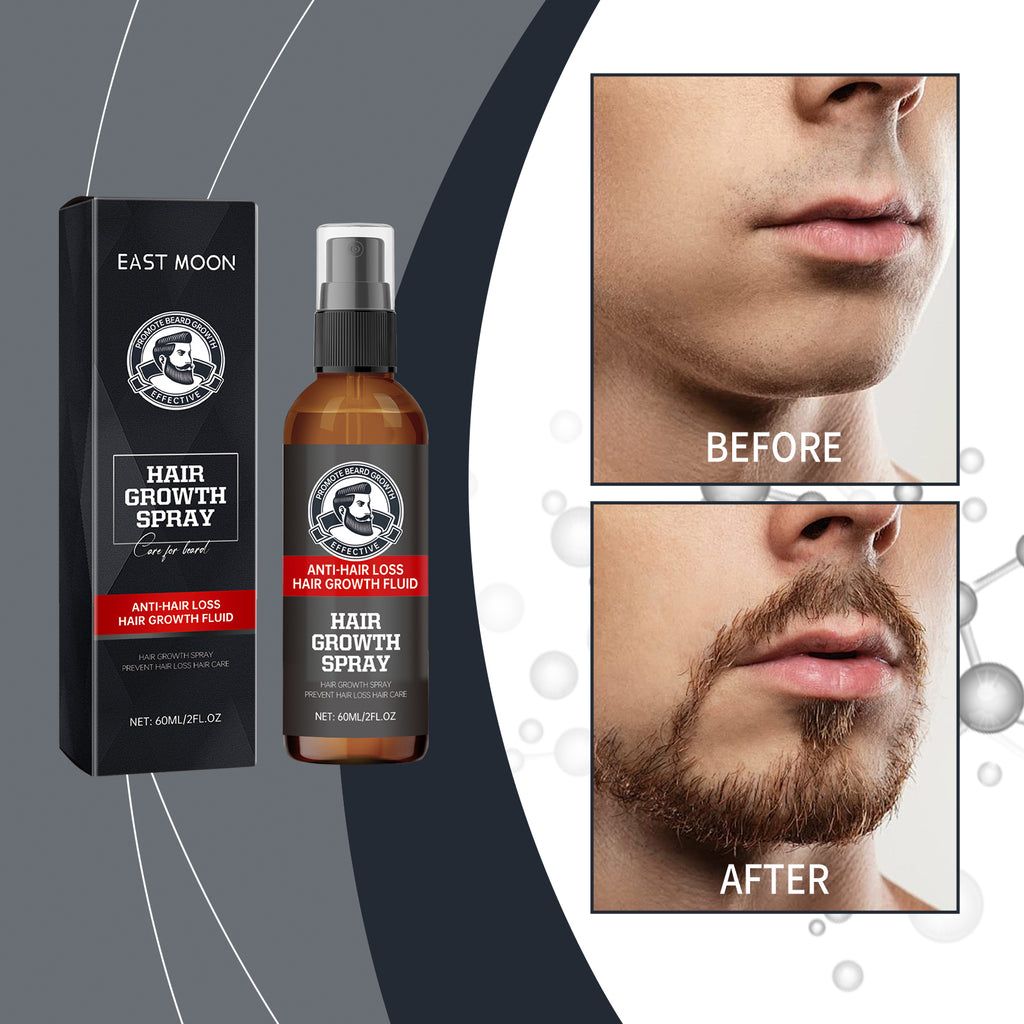 Facial Hair Treatment Spray, Men's Hair And Beard Nourishing Moisturizing And Enriching Facial Hair Repair Spray