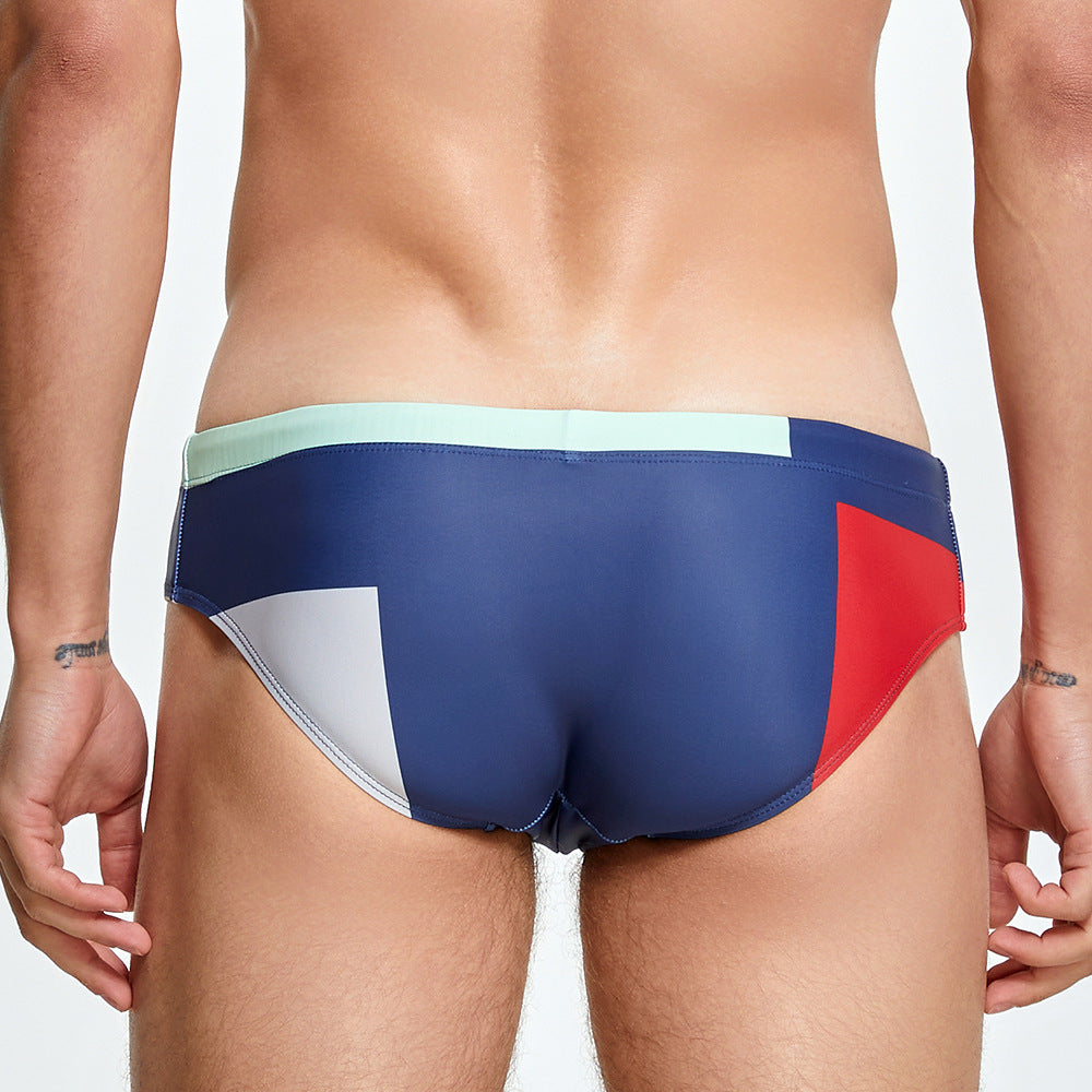 Seaside Swimming Trunks Men Swim Briefs