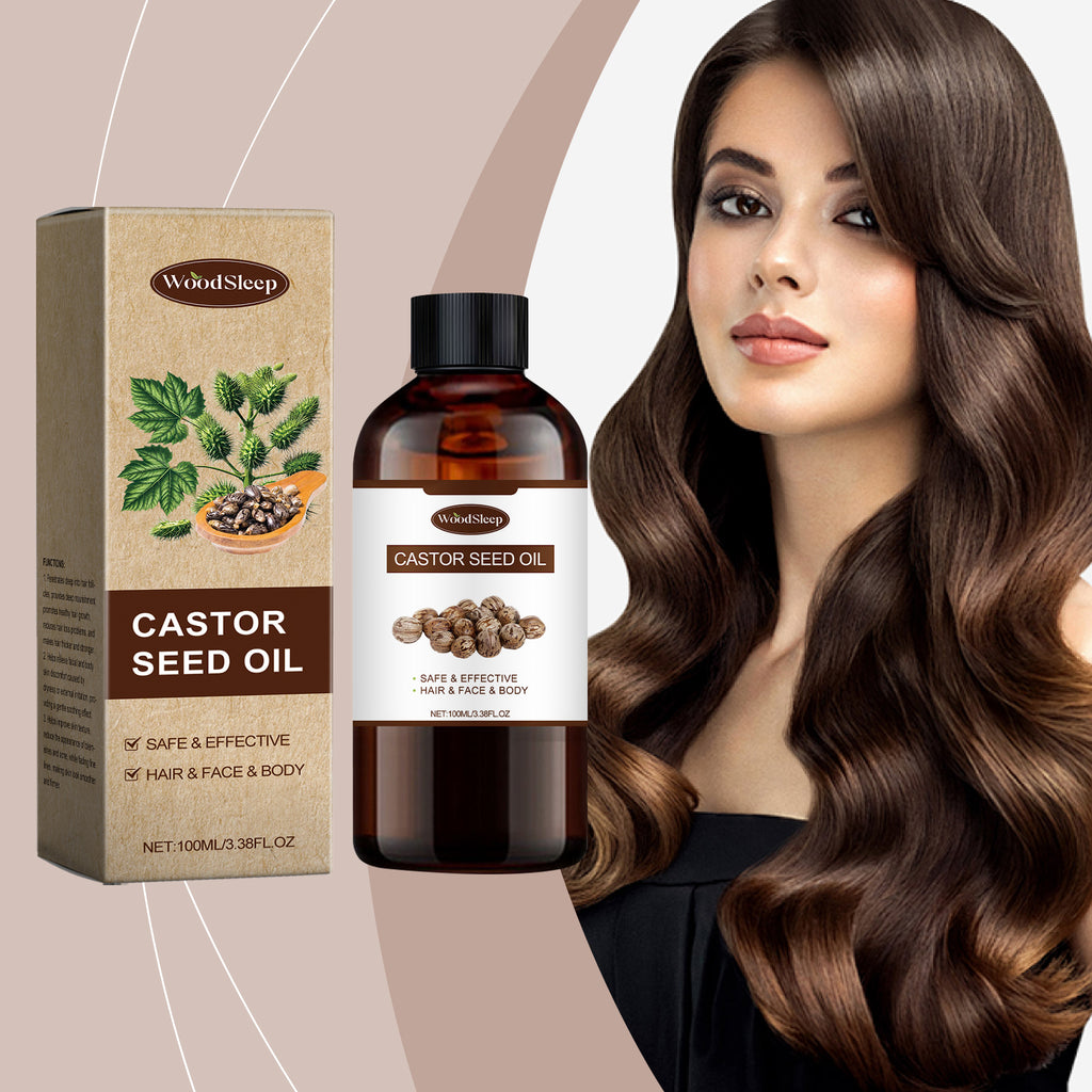 WoodSleep Skin Care Castor Oil Hydrating Repair Hydrating Nourishing Hair Follicle Care Soft Multi-Effect Essence