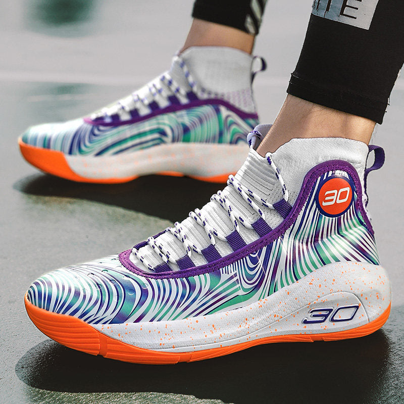 Platinum Sneakers Boys Basketball Shoes Combat Boots