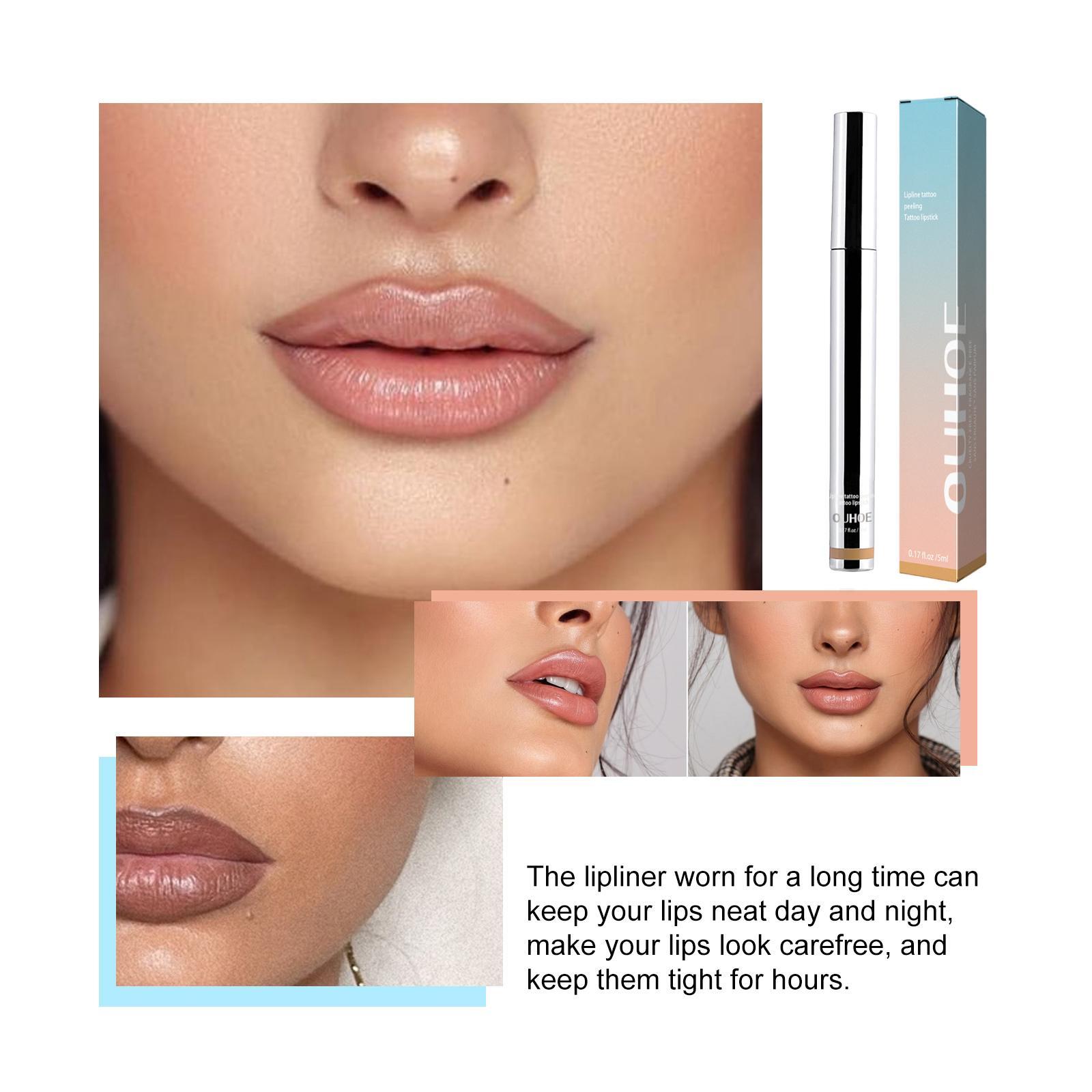 Ouhoufeng Lip Line Natural Lip Color Anti-peeling Lip Primer