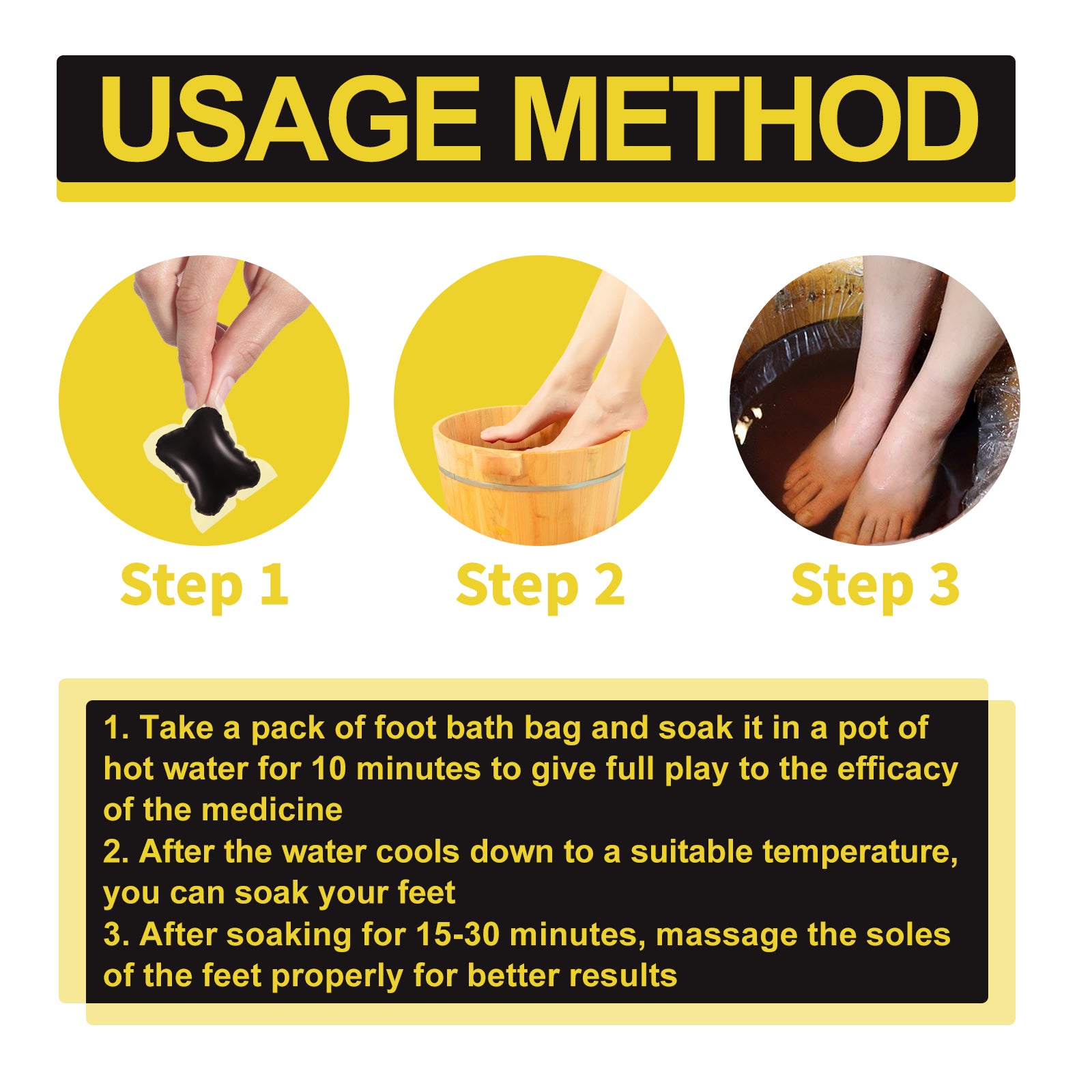 South Moon Herbal Foot Bath Bags Gently Moisturize The Skin On The Feet And Care For Lazy People's Arms While Soaking Their Feet