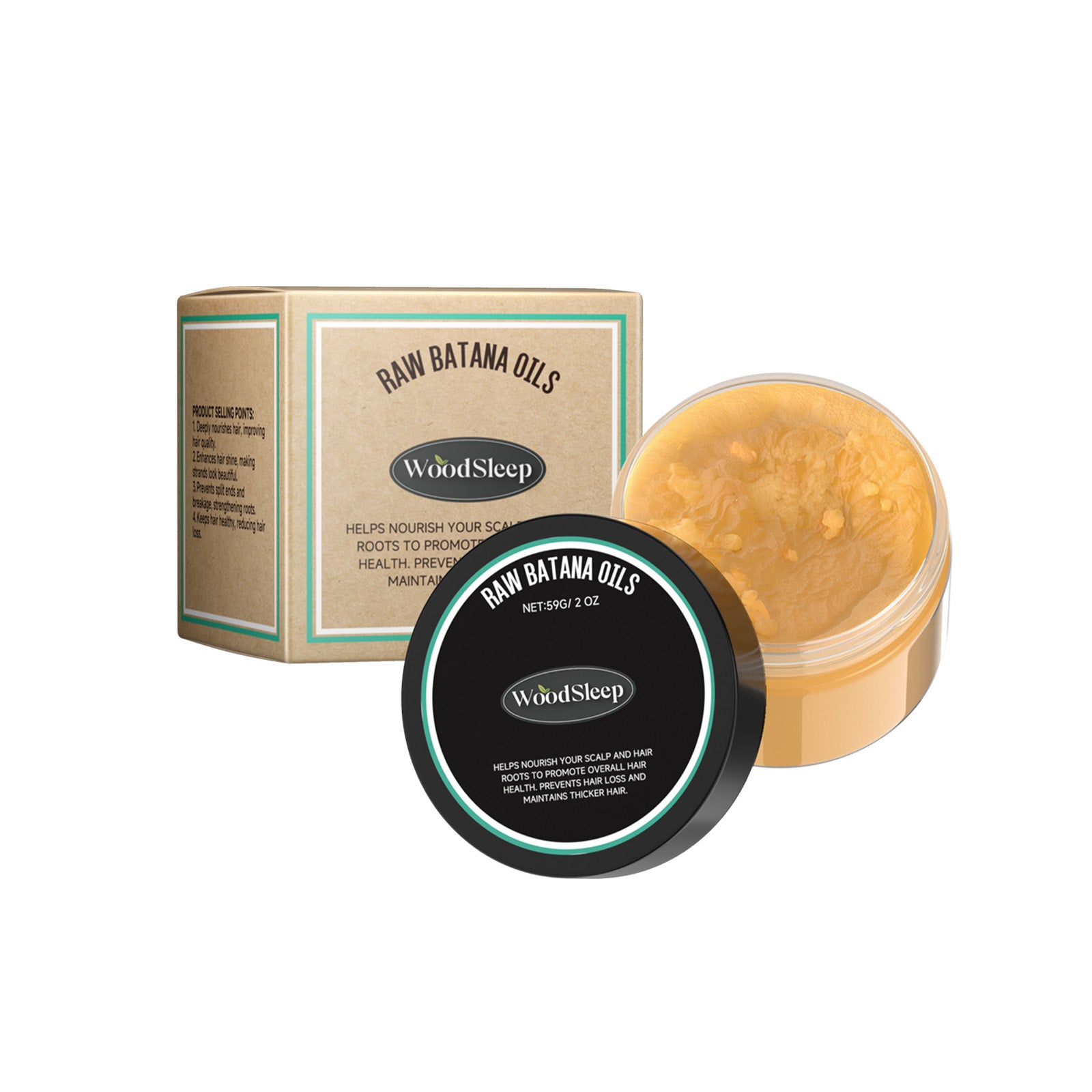 WoodSleep Batana Hair Mask Nourishes And Softens Hair And Restores Dry Scalp Hair Mask