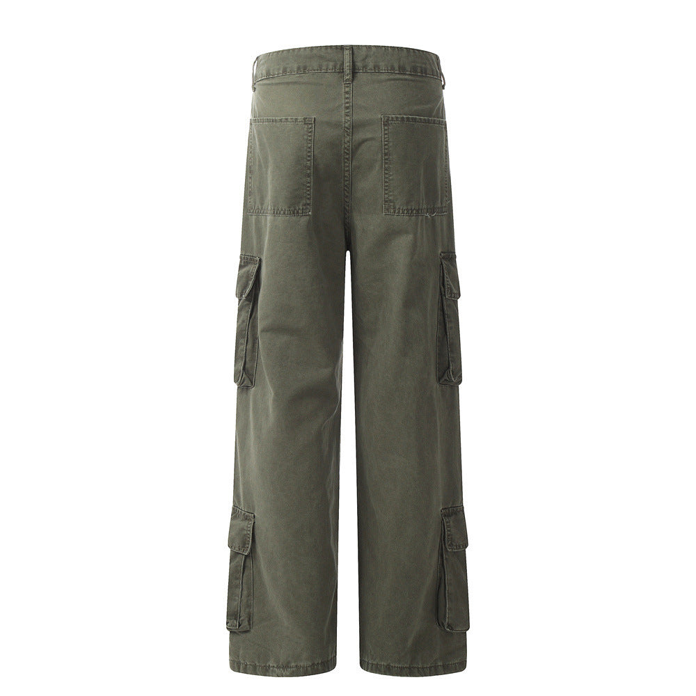 Fashion Personality Multi-pocket Cargo Pants Men