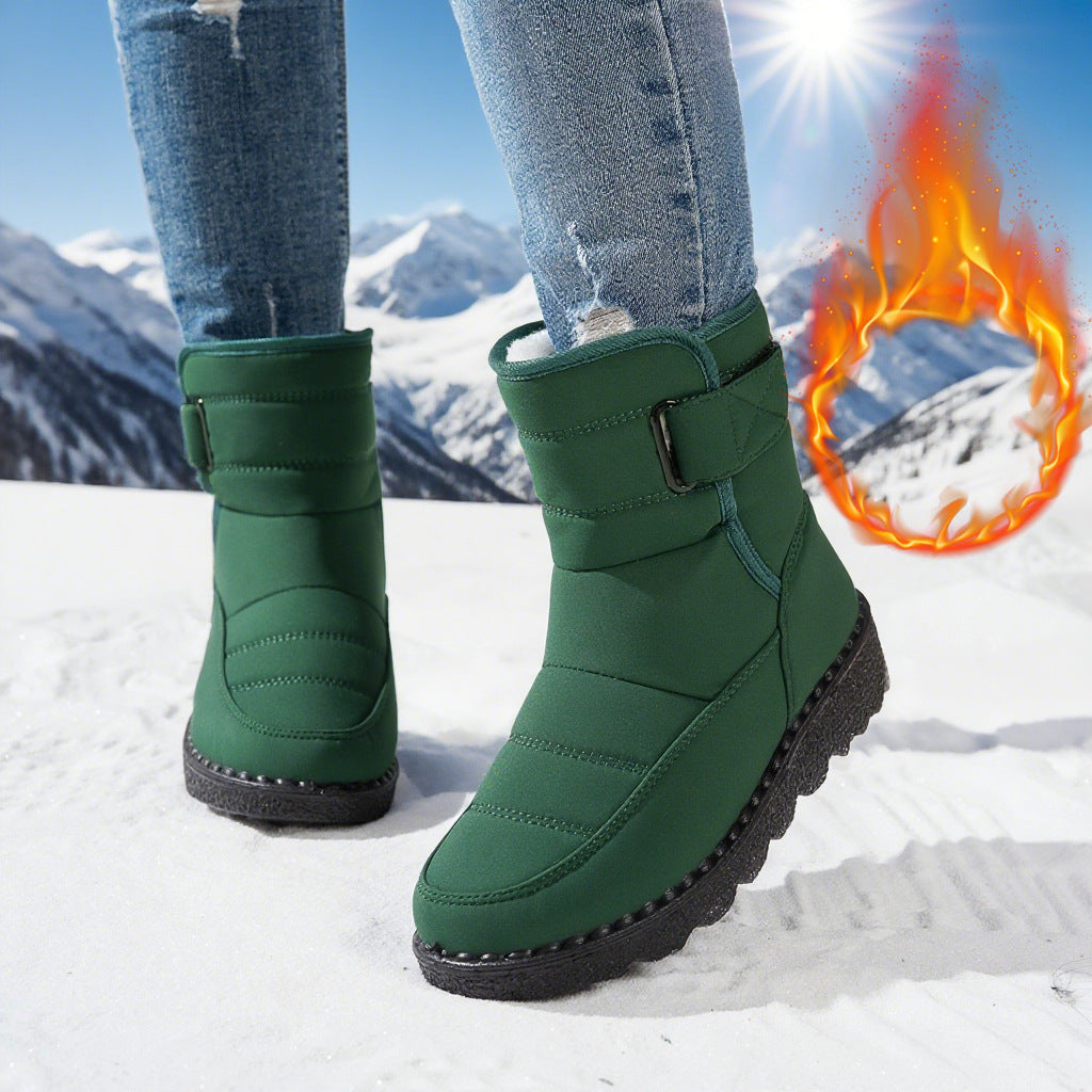 Snow Boots For Women Plus Size Plus Velvet Warm Cotton Boots