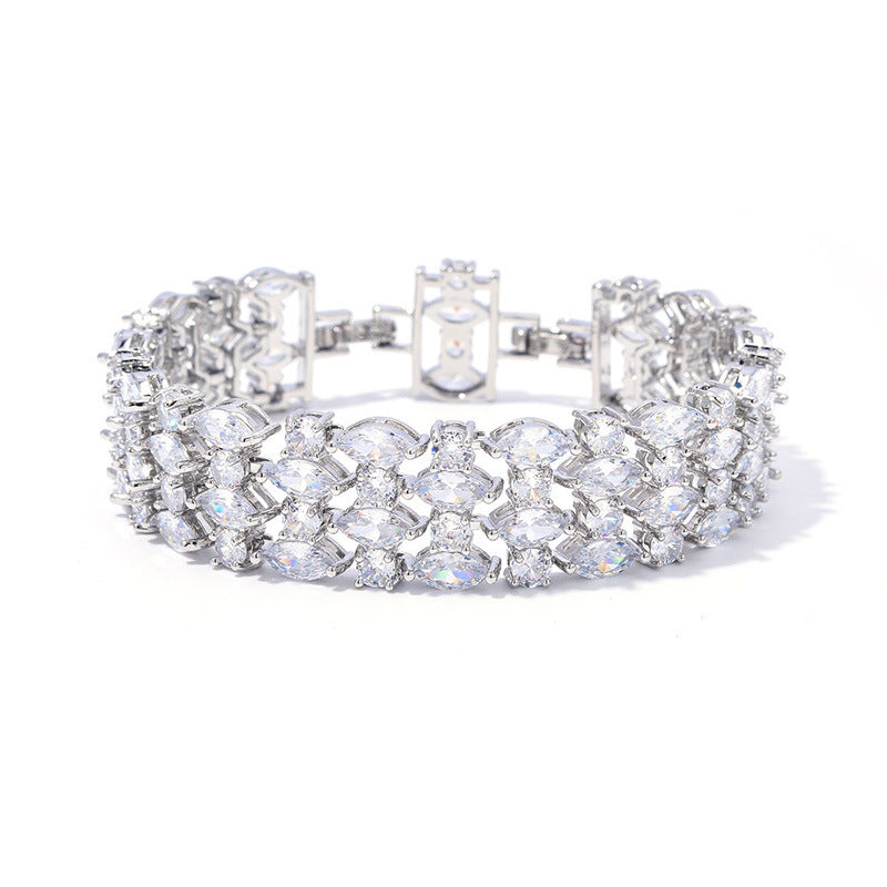 Creative And Versatile Women's Crystal Zircon Bracelet