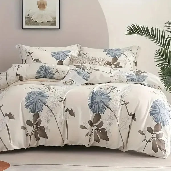 Haoyijia Big Flower Duvet Cover Queen
