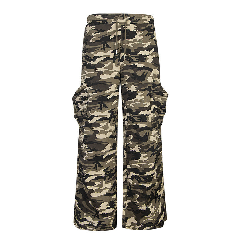 Sports Loose Camouflage Pants Women