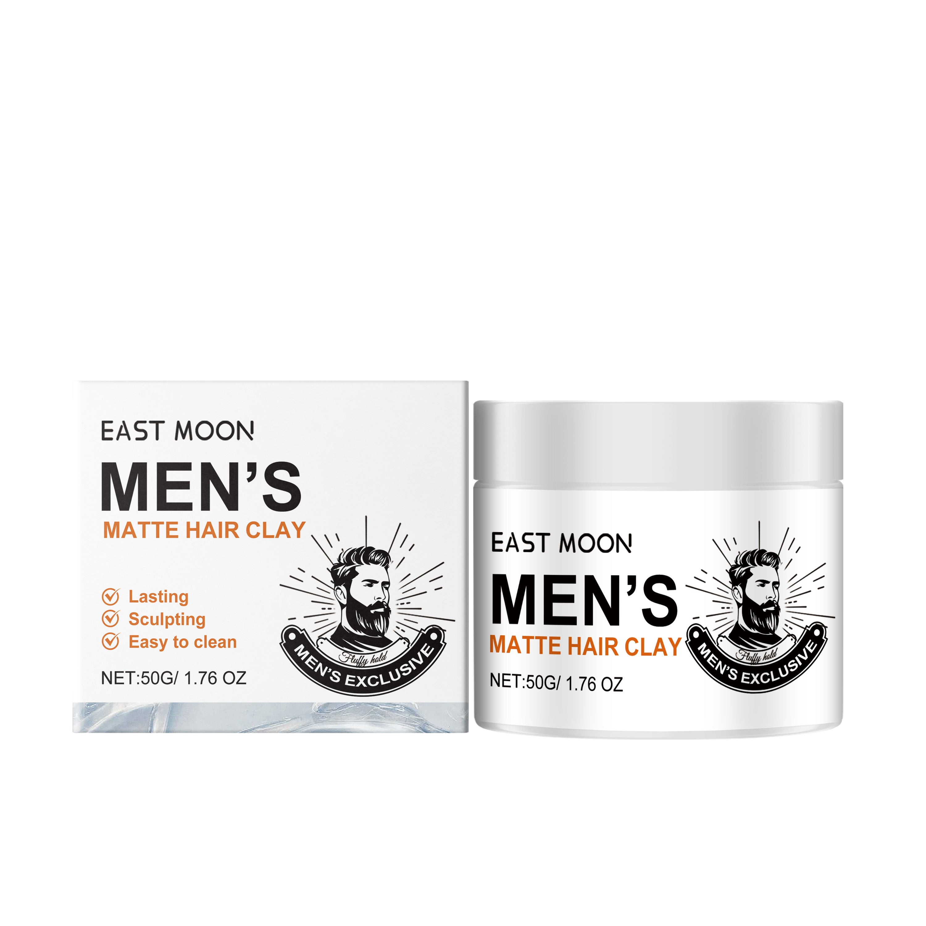 East Moon Matte Fluffy Wax Styling Long Lasting Hair Natural Styling Fresh Soft Wax Hair