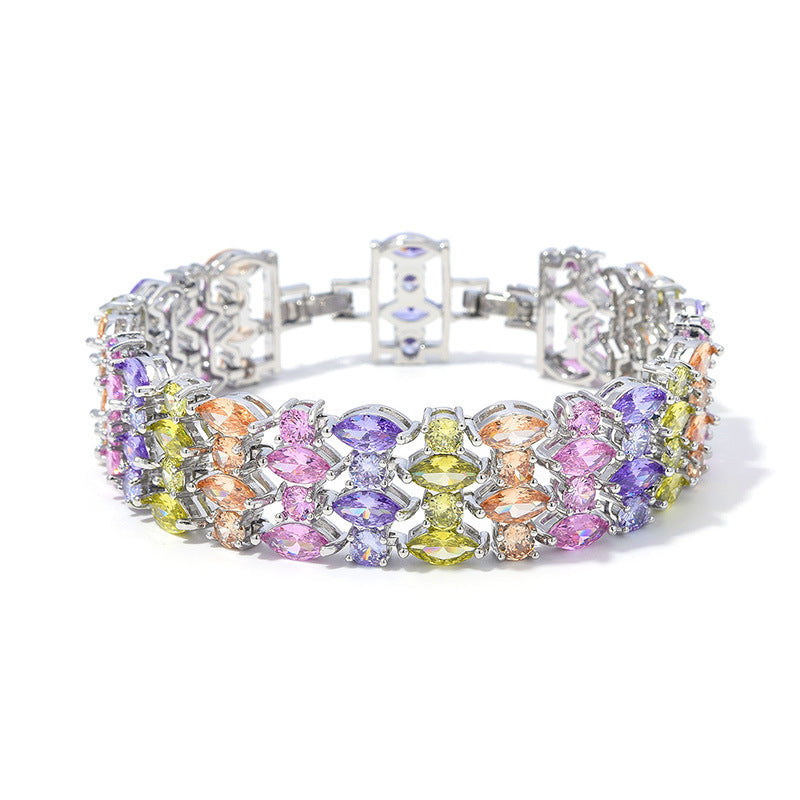 Creative And Versatile Women's Crystal Zircon Bracelet