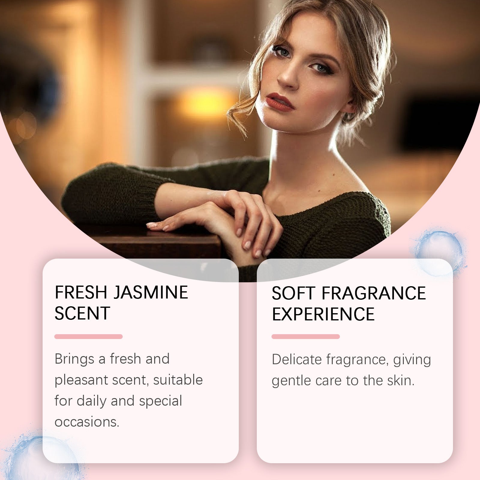 Roxelis Light Jasmine Body Fragrance Fresh And Delicate Light Jasmine Grass Body Fragrance Elegant And Fresh Stay Fragrance