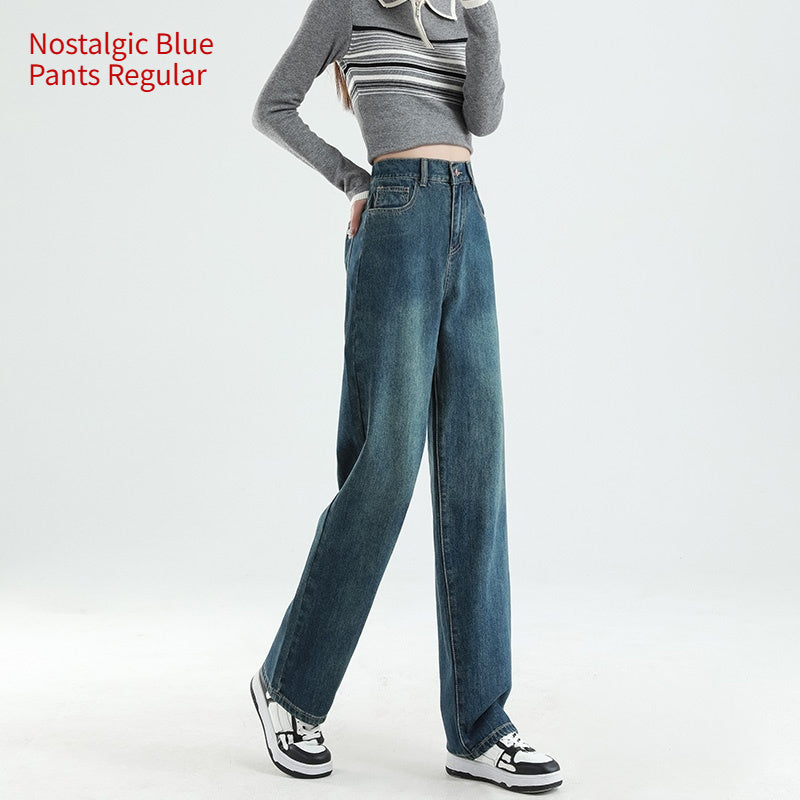 Summer Thin Elastic Waisted Jeans For Women