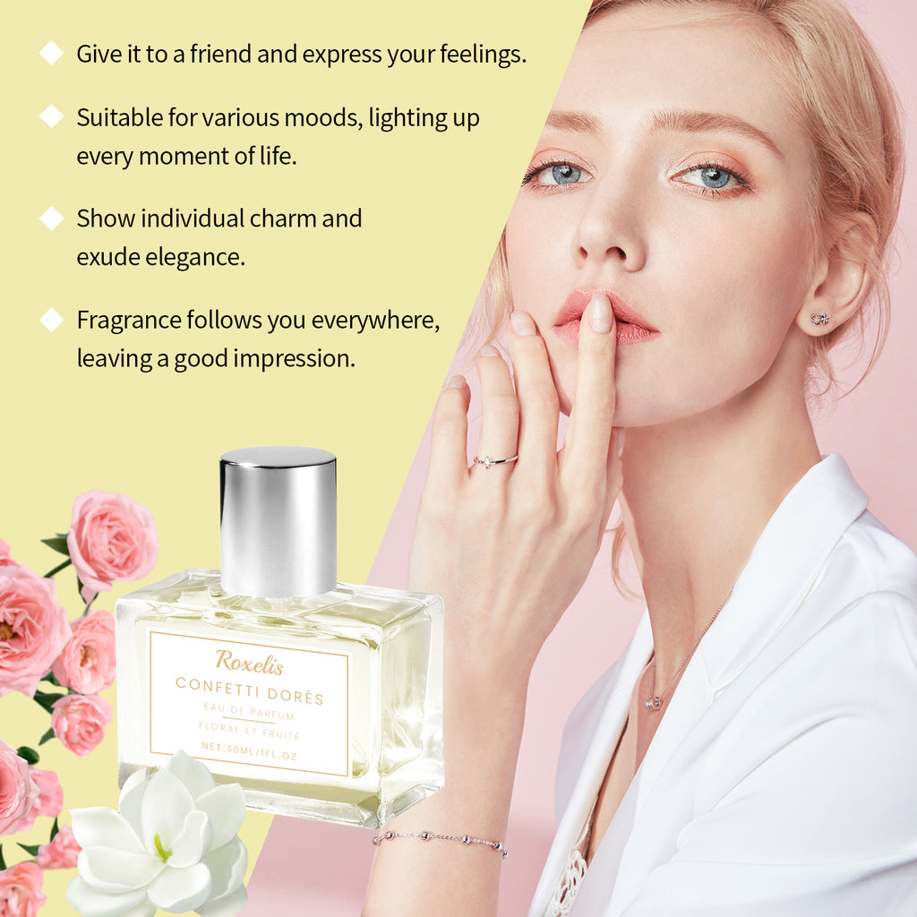 Roxelis Dessert Fruit Perfume Flower Fruit Fragrance Niche Fragrance Fresh Natural Charm Stay Fragrance Date Atmosphere Perfume