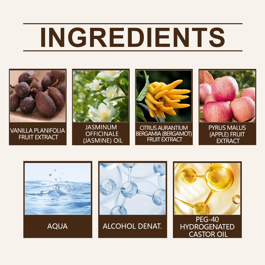 Roxelis Vanilla Apple Romantic Body Fragrance Niche Fresh Scent Body Stay Fragrance Light Fragrance Perfume Body Spray