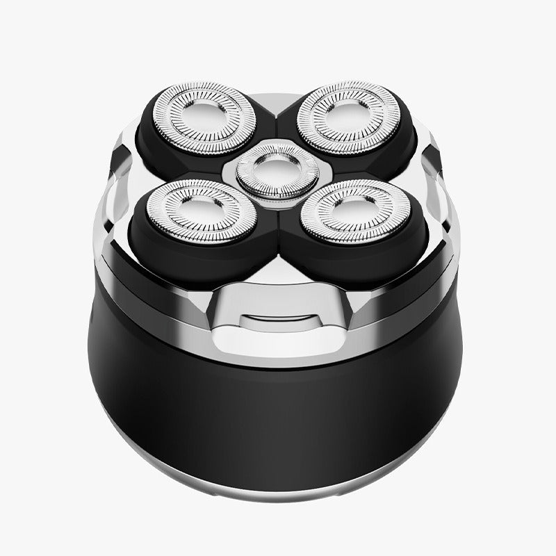 Full body wash 5-point shaver men's rechargeable shaver beard razor bald head machine
