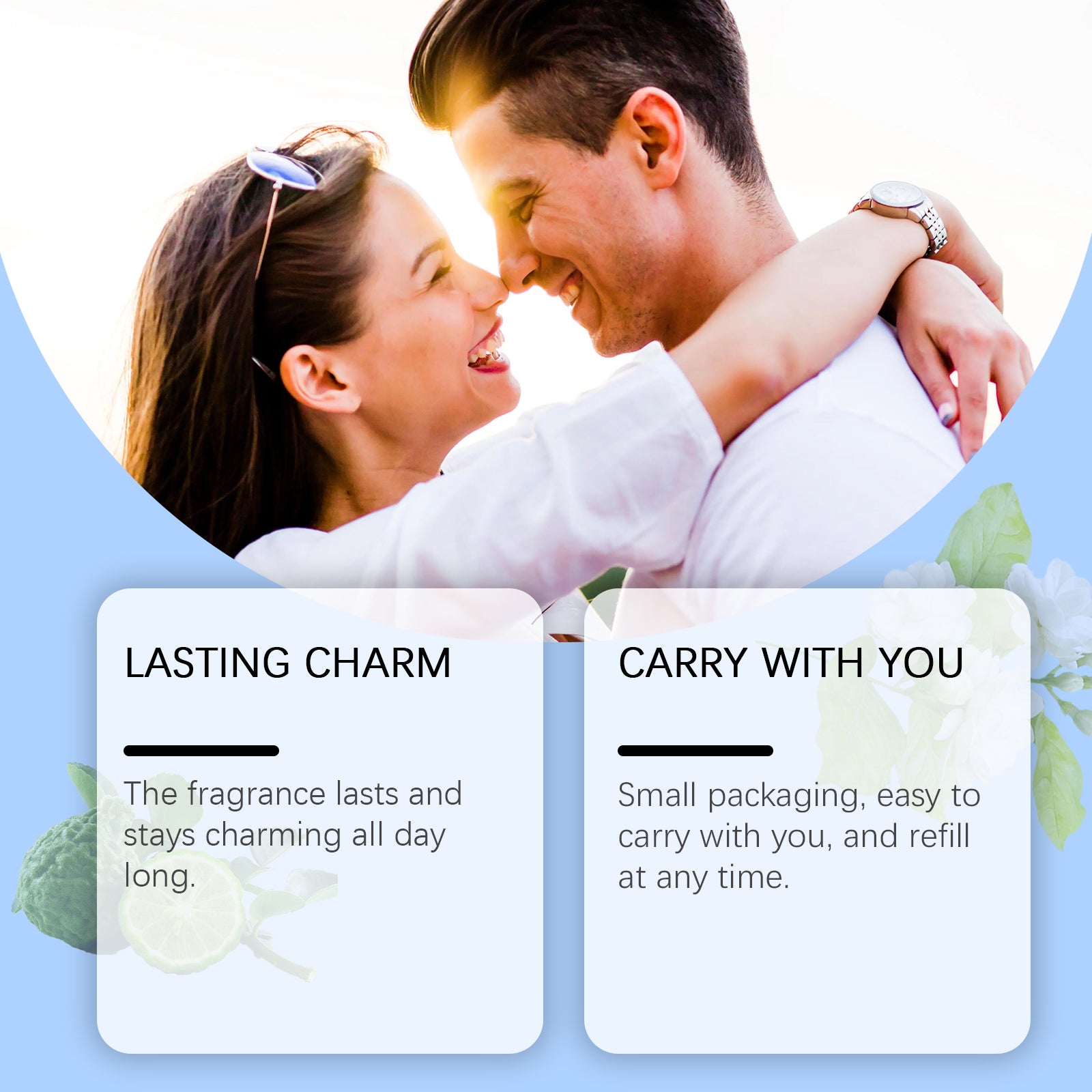 North Moon The Men's Charm Roll-On Fragrance, Alluring And The Cologne Scent Exudes Charm, With A Long-Lasting Fragrance