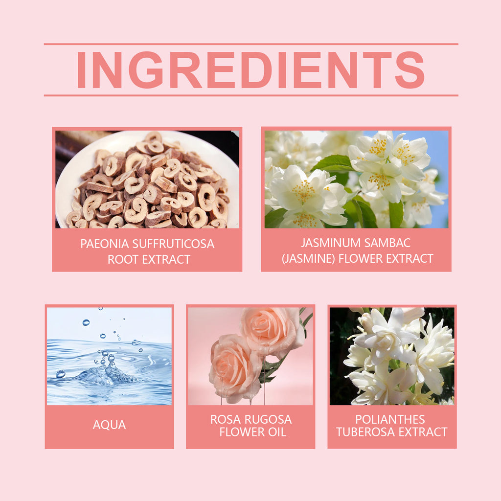 Roxelis Peony Fragrance For Women, Lasting Light Fragrance Fresh Floral Peony Charm Rose Fragrance Perfume