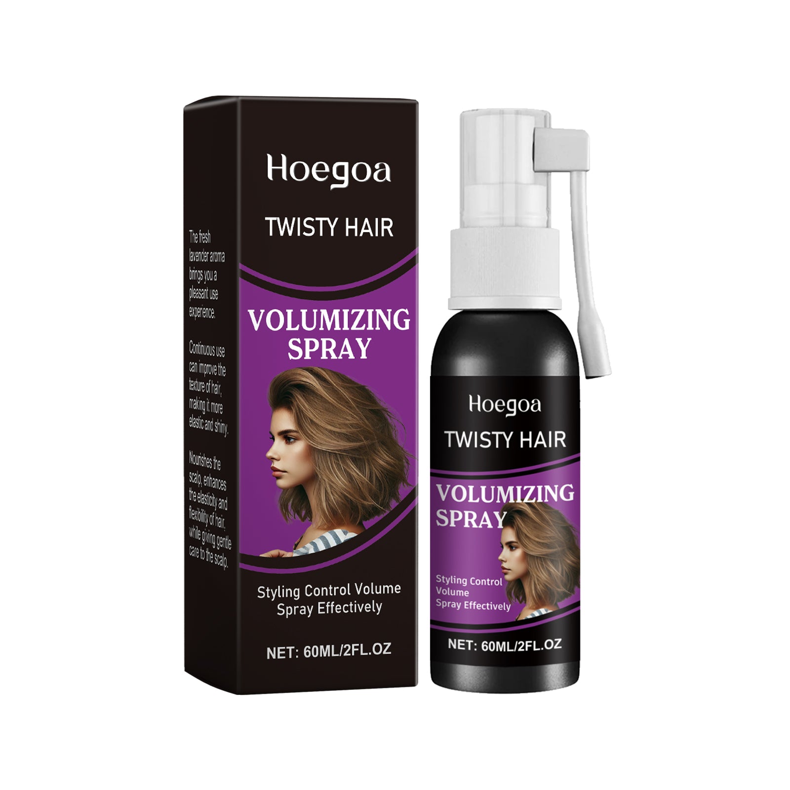 Hoegoa Hair Volumizing Spray, Hair Volumizing Lazy Person Remove Oil Refreshing Long-Lasting Styling Leave-In Spray