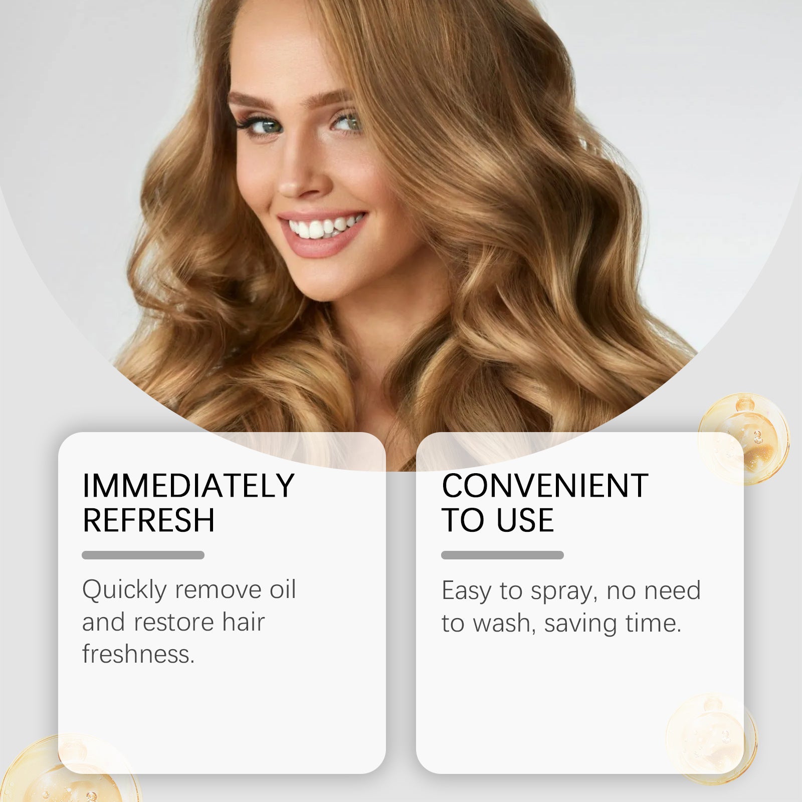 HOEGOA No-Rinse Dry Shampoo Spray for Easy Hair Cleaning, Oil Control, and Refreshing Volumizing Spray