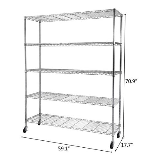 5-tier Medium-sized Shelves