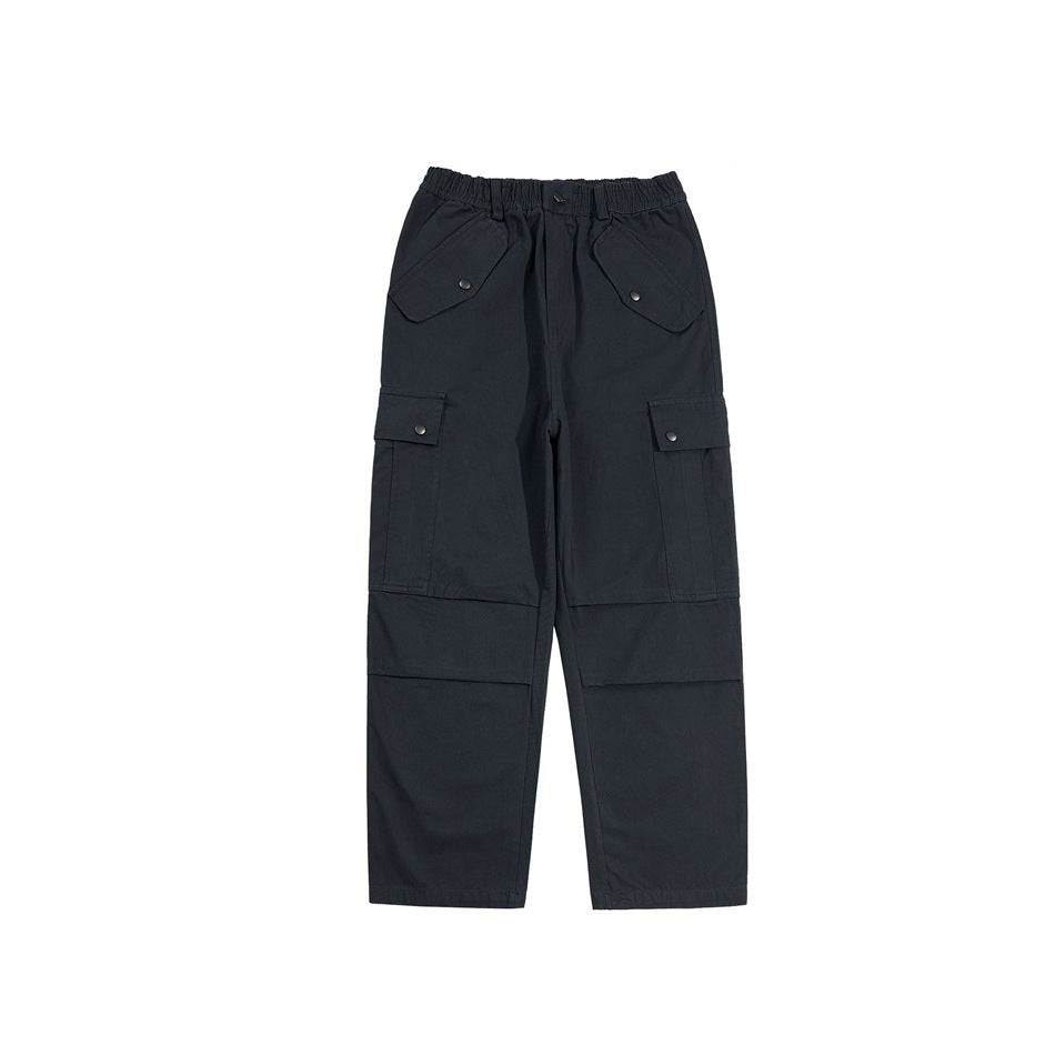 Retro Multi-pocket Cargo Pants Men And Women