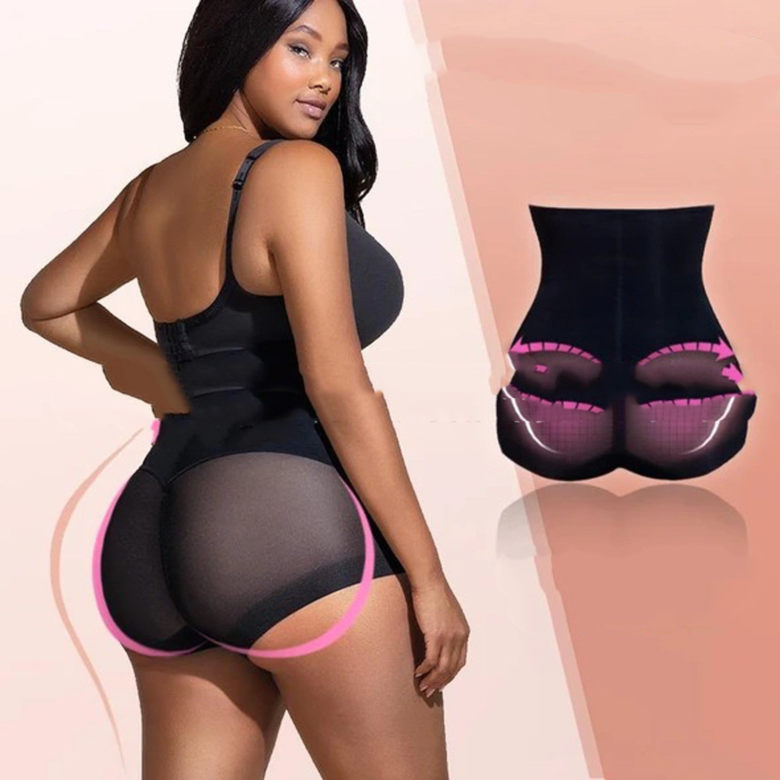 High Waist Cross Postpartum Belly Shaping Hip Lifting