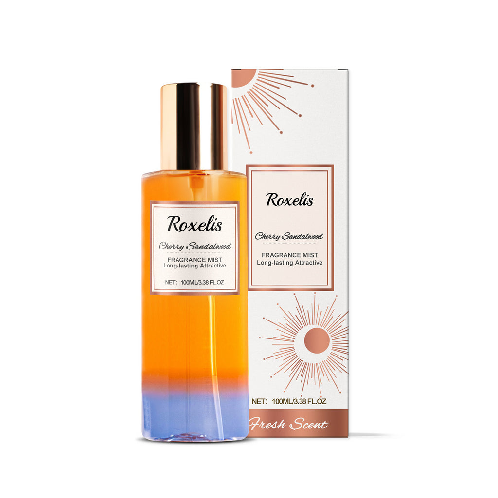 Roxelis Cherry Sandalwood Romantic Body Fragrance Natural Fresh Light Elegant Fragrance For Daily Date Stay Elegant Perfume