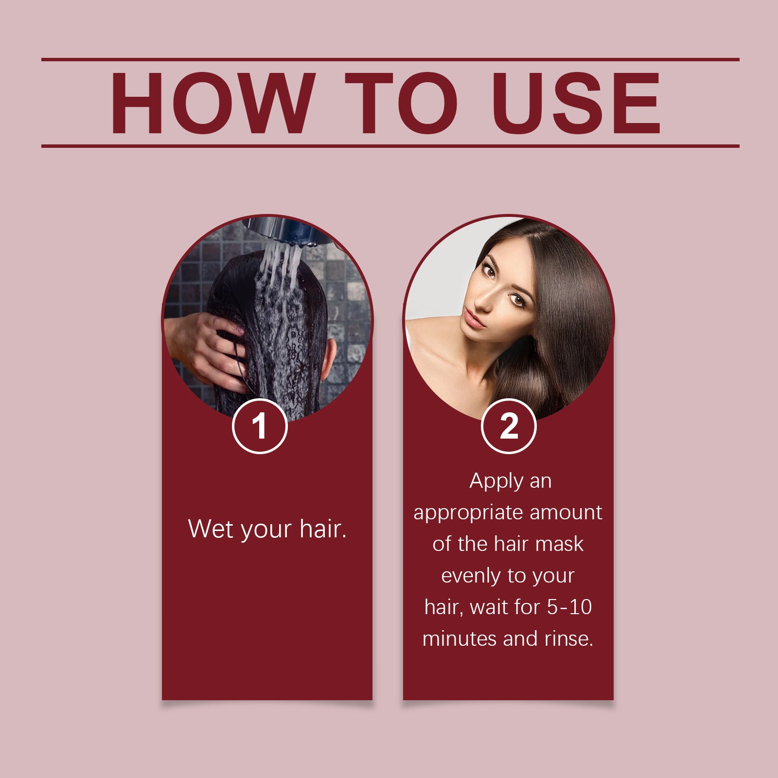 Hoegoa Nourishing Care Hair Mask Gentle Plant Essence Protects Dry Hair And Moisturizes Smooth Hair Mask