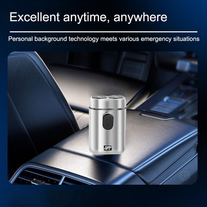 Shaver Travel Car Wash Shaver Double Head Portable Charging Floating Beard Knife