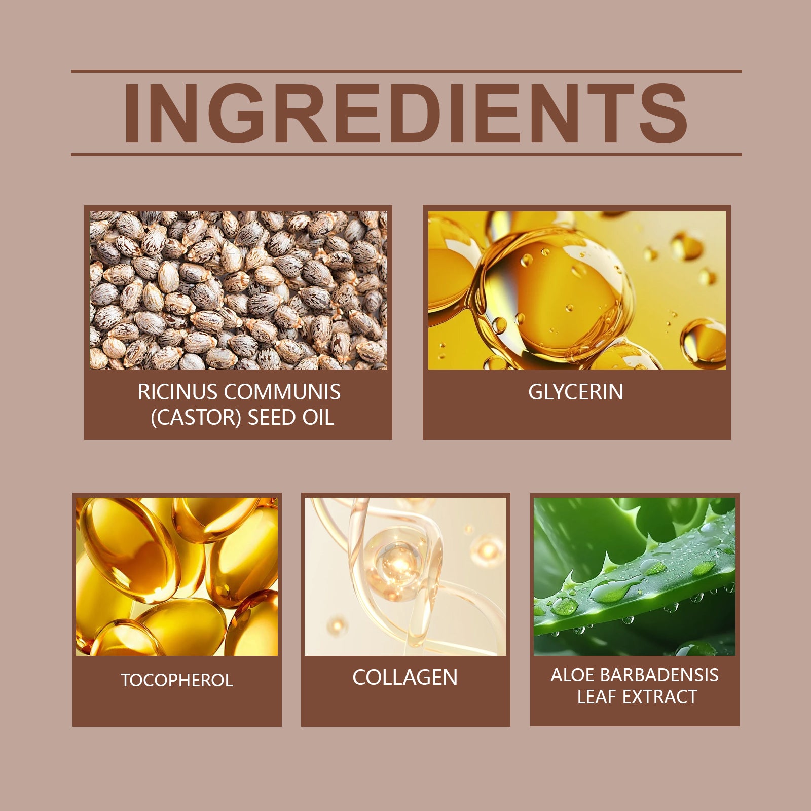 WoodSleep Skin Care Castor Oil Hydrating Repair Hydrating Nourishing Hair Follicle Care Soft Multi-Effect Essence