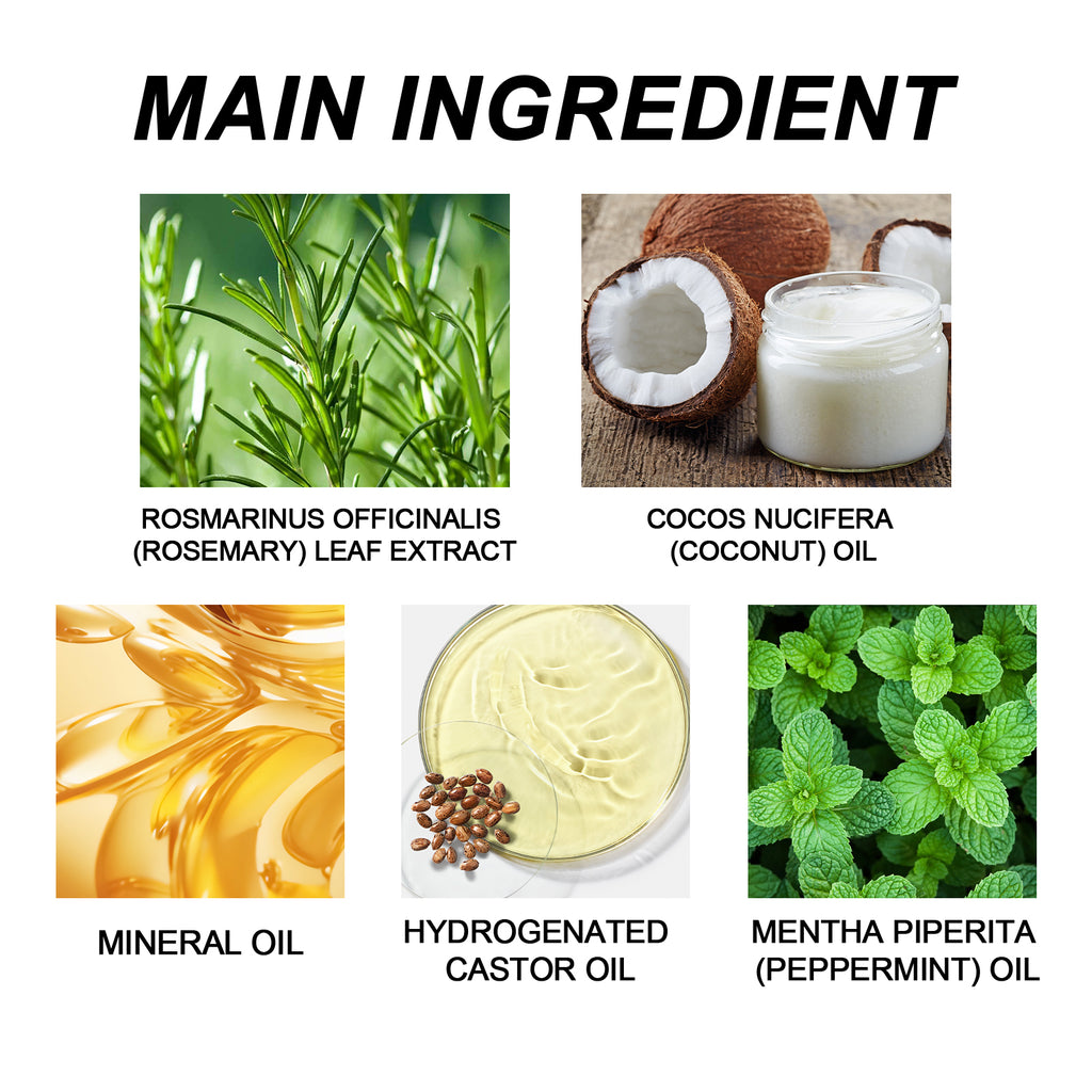 Hoegoa Rosemary Hair Care Essential Oil Softens Hair Repair Dry Hair Frizz And Moisturizes Hair End Care Essential Oil