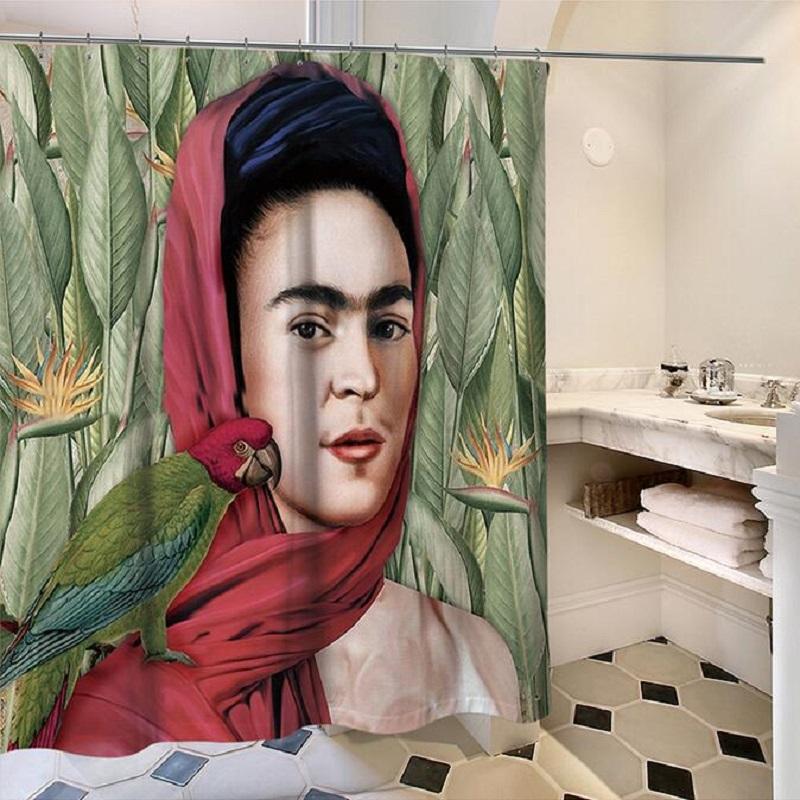 Ethnic style hand-painted Freita Carlo Shower Curtains Rideau de douche Cortina de ducha Bathroom Supplies