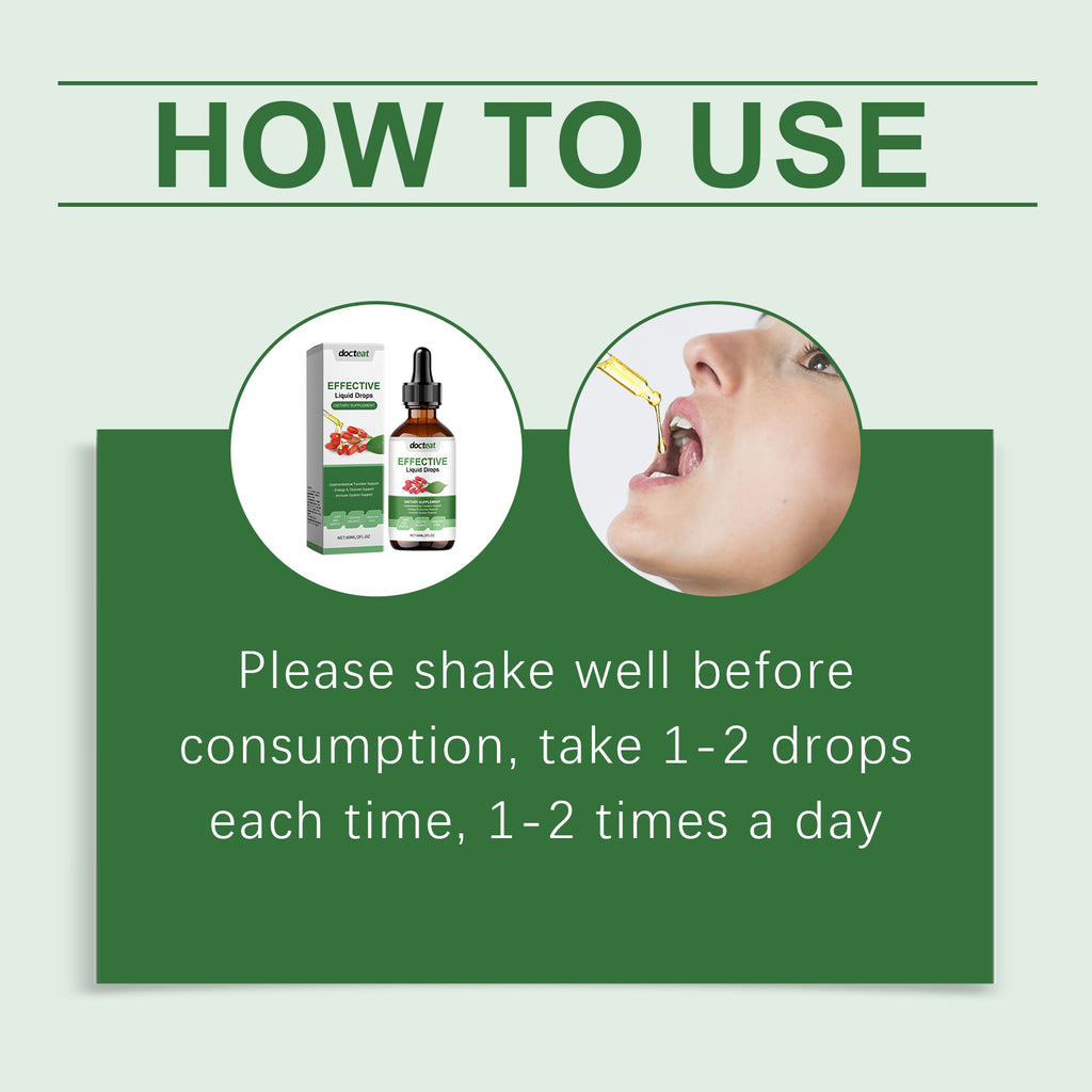 Docteat Dietary Herbal Supplement Drops Mild Herbal Essence Pamper Body Care Supplement Drops