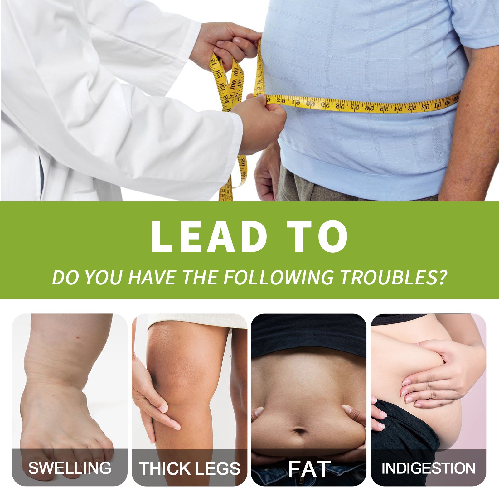 Googeer Anti-Swelling All Natural Tea, Firming Skin Waist Belly Thighs Reduce Swelling To Highlight Body Slimming Tea