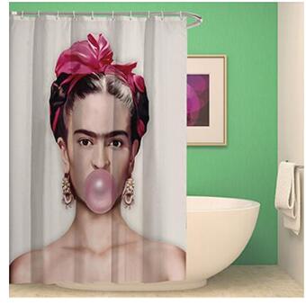 Ethnic style hand-painted Freita Carlo Shower Curtains Rideau de douche Cortina de ducha Bathroom Supplies