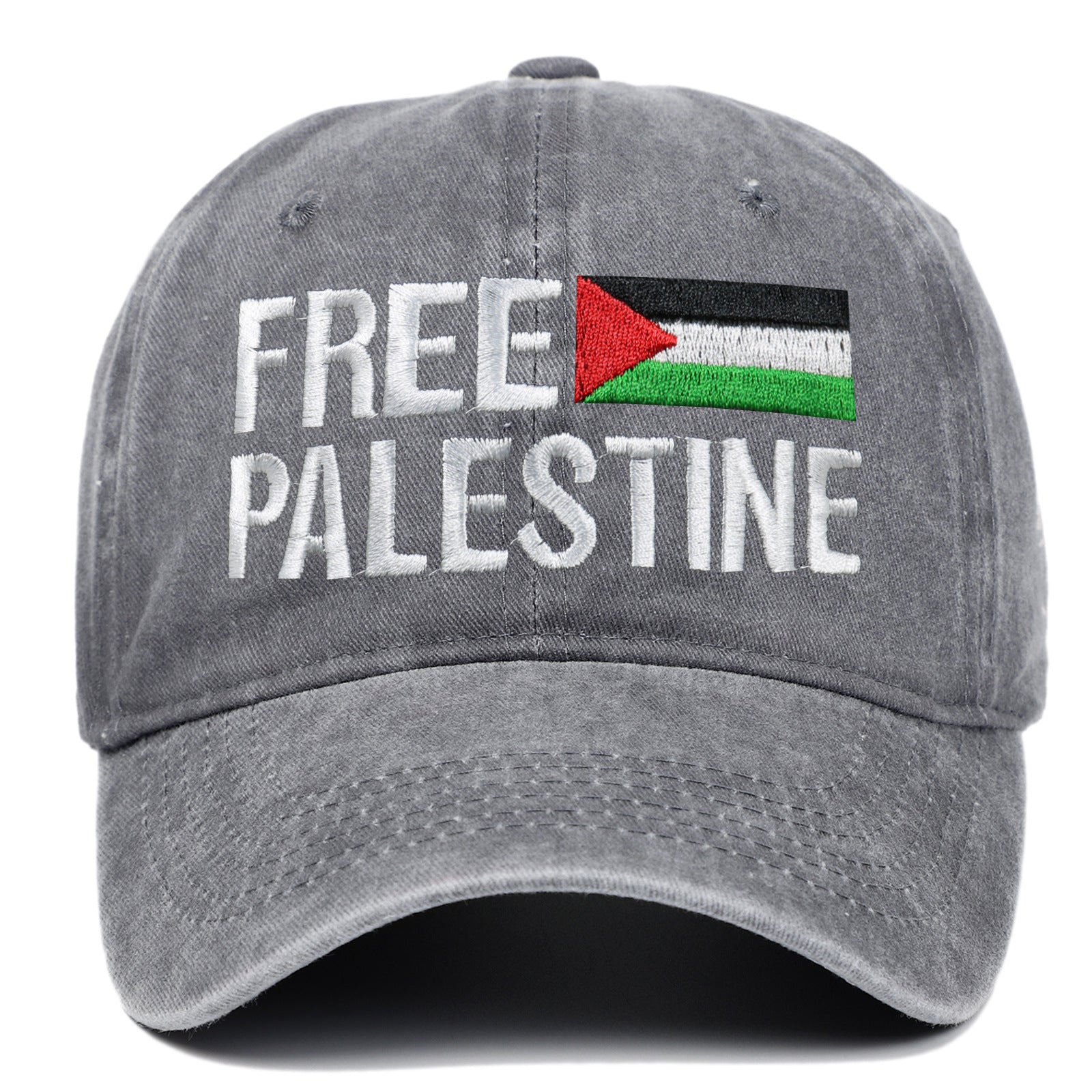 Baseball cap embroidered Palestinian retro dad hat