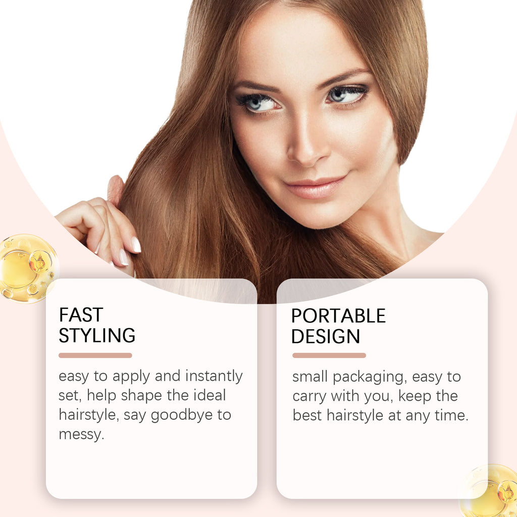 Hoegoa Gloss Wax Sticks Create A Shiny Look For Easy Washing And Keep Hair Fresh And Styling Wax