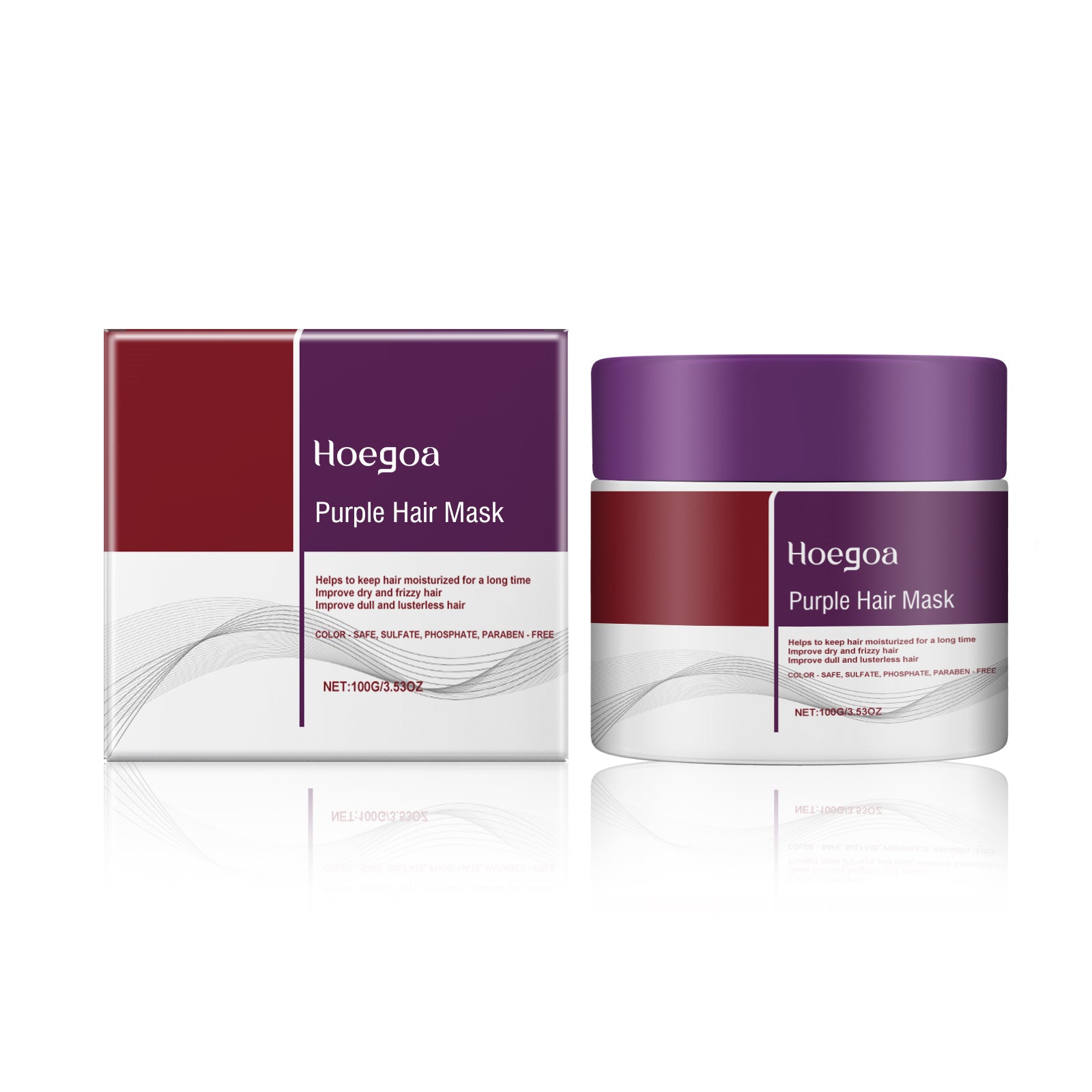 Hoegoa Nourishing Care Hair Mask Gentle Plant Essence Protects Dry Hair And Moisturizes Smooth Hair Mask