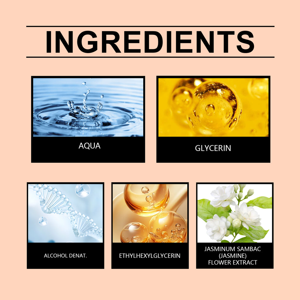 Roxelis Roll-On Jasmine Perfume Lasting Fragrance Portable Vial Perfume Charming Charm Perfume Pheromone Fragrance