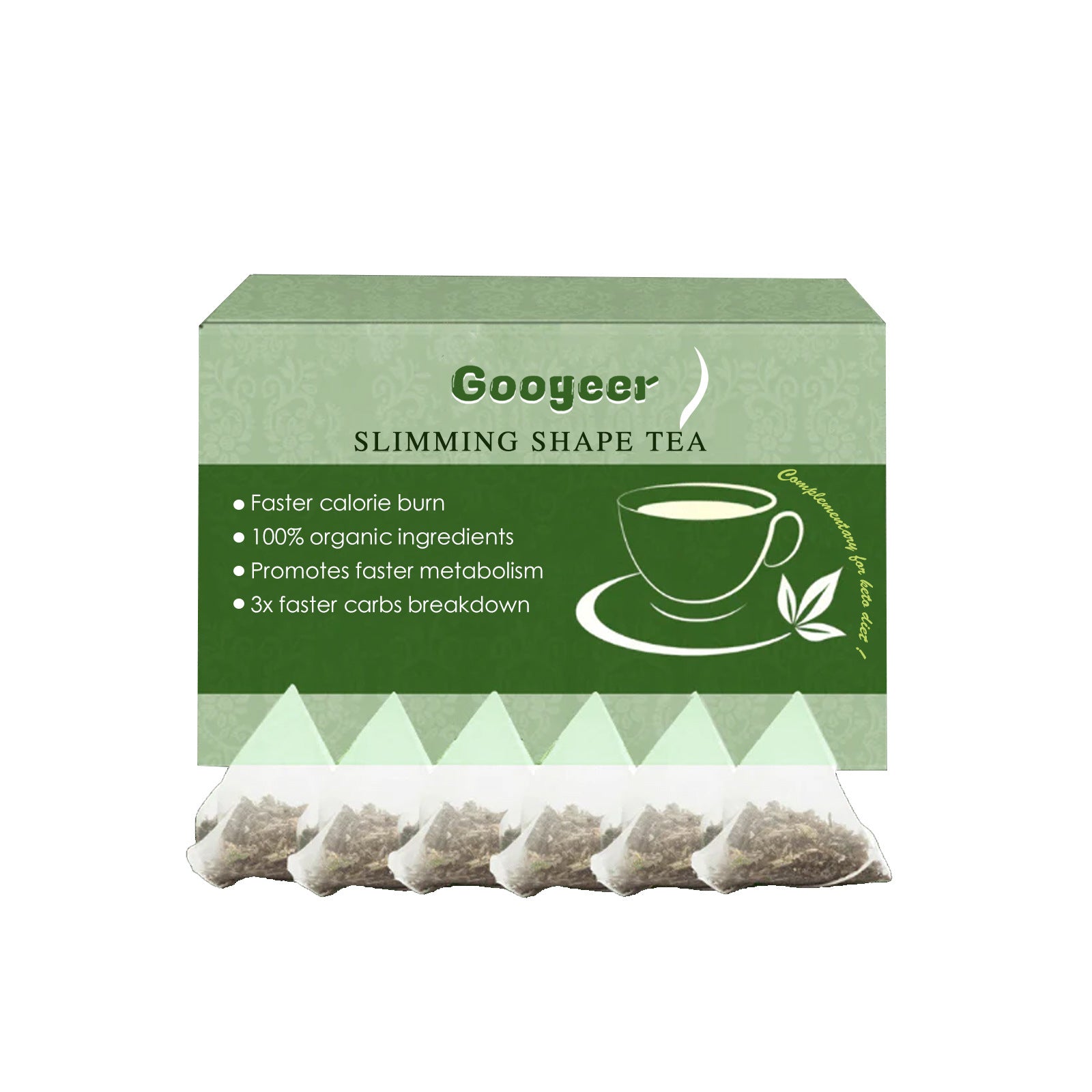 Googeer Slimming Shape Tea, Belly In Tight Belly Thigh Proud Flesh Shape Show The Curve Shape Slimming Tea